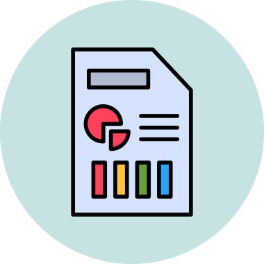 Basit çarşaf. Web simgesi illüstrasyonu