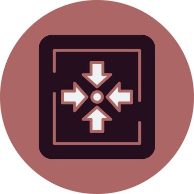 Nokta İşareti Web simgesi vektör illüstrasyonunu monte et