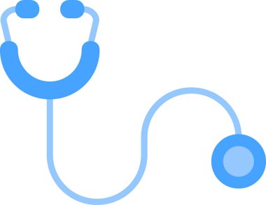 tıbbi steteskop vektör illüstrasyonu 