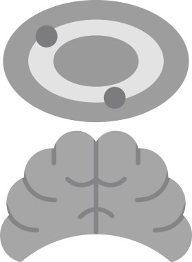 Hayal gücü. Web simgesi basit illüstrasyon