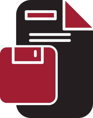 Düğme web simgesi vektör illüstrasyonunu kaydet