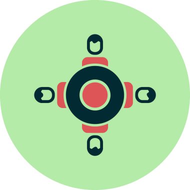 Anlaşmanın vektör illüstrasyonu modern simge