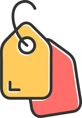 Fiyat etiketi vektör illüstrasyonu 