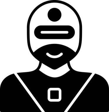 Süper kahraman ağ simgesi, vektör illüstrasyonu