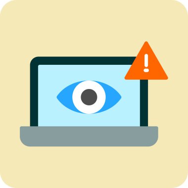 Casus mu? Web simgesi basit illüstrasyon