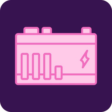 Arkaplan şaşırtmacası olmayan Batarya simgesi yükleniyor.