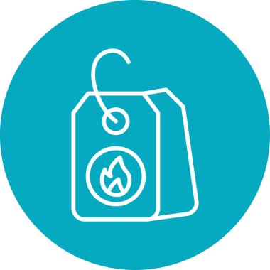 satış etiketi simgesi, vektör illüstrasyonu basit tasarım