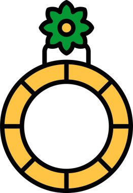 Alyans simgesi modada izole edildi 