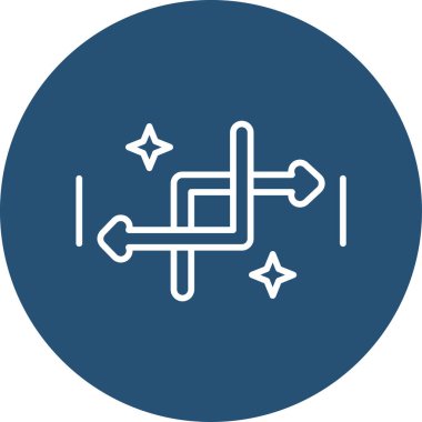 Oklar. Web simgesi basit illüstrasyon