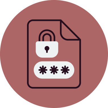 Bir belge simgesinin temiz ve basit vektör illüstrasyonu.