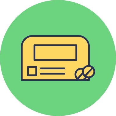 vector illustration of pharmacy icon