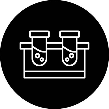 lab test tüpleri ikon vektör illüstrasyonuName