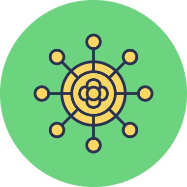 Puff, ağ bağlantı simgesi ana hat biçiminde