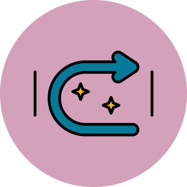 Oklar. Web simgesi basit illüstrasyon