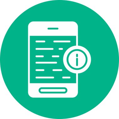 Bilgi simgesi tasarımının vektör illüstrasyonu