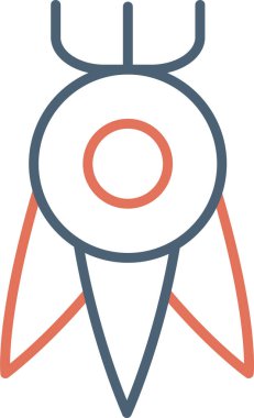 Ylang-ylang. Web simgesi basit illüstrasyon