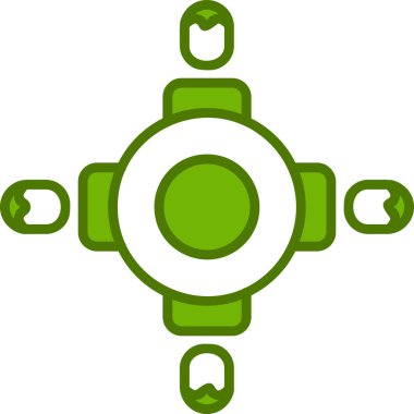 Anlaşmanın vektör illüstrasyonu modern simge