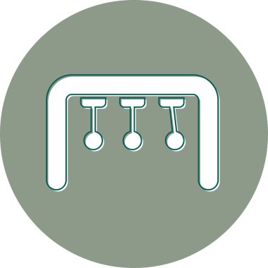 Momentum web simgesi vektör illüstrasyonu