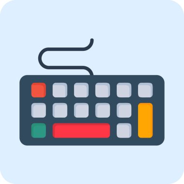 kaykay simgesi, vektör illüstrasyonu basit tasarım