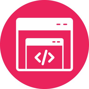 Gelişme. Web simgesi basit illüstrasyon