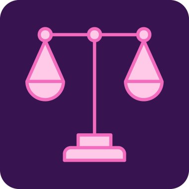 Hukuk. Web simgesi basit tasarım