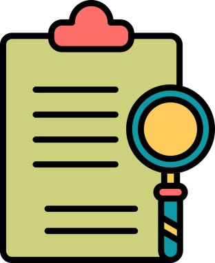 Tanımlama web simgesi vektör illüstrasyonu