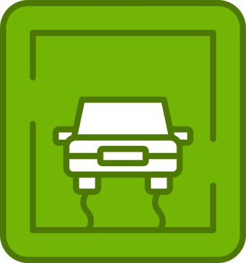  Kaygan İmzalı Web simgesi vektör illüstrasyonu