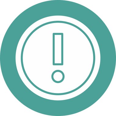 Ünlem işareti. vektör illüstrasyonu