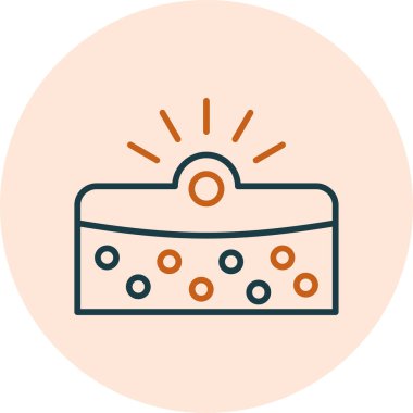 Sivil ağ simgesi, basit vektör illüstrasyonu