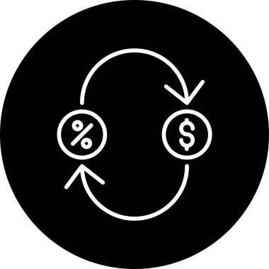 İş İade simgesinin vektör illüstrasyonu