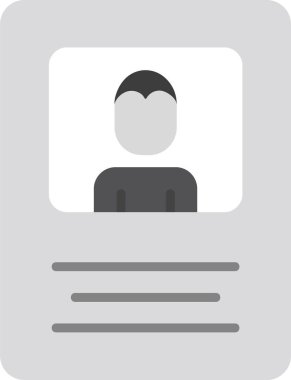 İsim Etiket Simgesi, vektör illüstrasyonu  