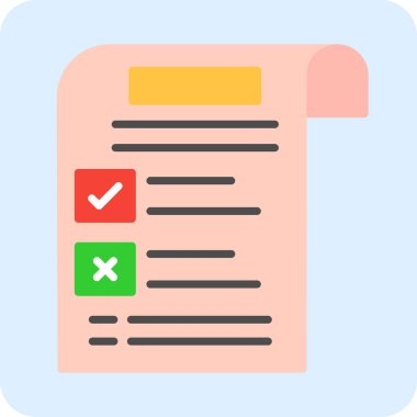 Kurallar. Web simgesi basit illüstrasyon