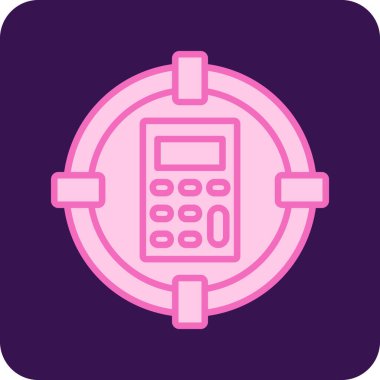 hedef simge, vektör illüstrasyonu basit tasarım