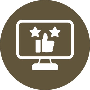good review web icon vector illustration