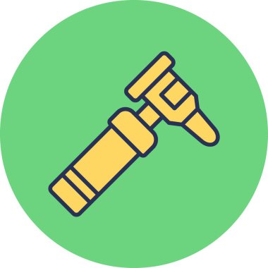 Otoscope simgesi vektör illüstrasyon tasarımı