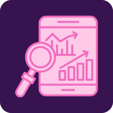 Cep telefonu. Web simgesi basit illüstrasyon