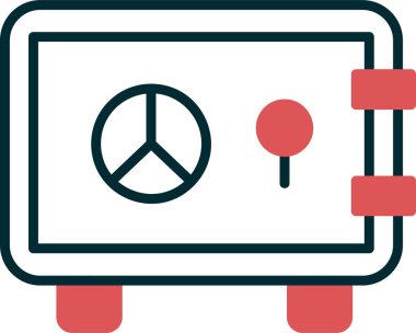 Depozito. Web simgesi basit illüstrasyon