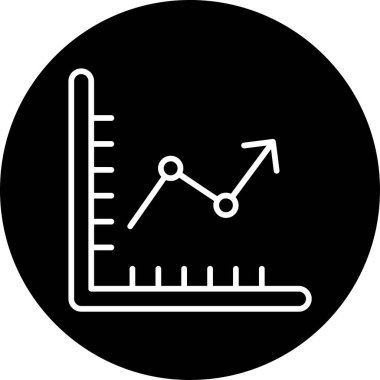 Basit iş grafik vektör simgesi