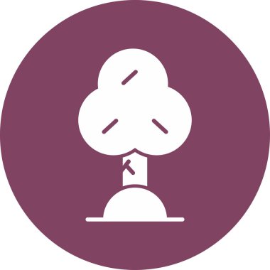 meşe ağacının kutsal kişilerin resmi, vektör çizim