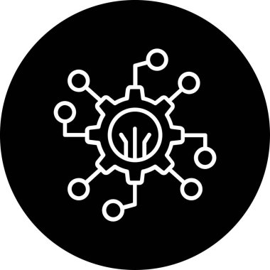 Dijital simge. Web tasarımı için özet çizim vektörü