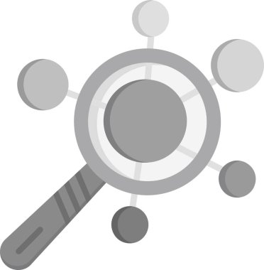 Ağ Analizi simgesi vektör çizimi