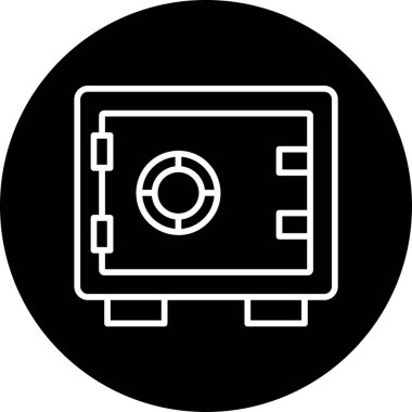 güvenli simge vektör illüstrasyonu 