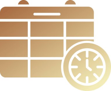 Teslim tarihi. Web simgesi basit illüstrasyon