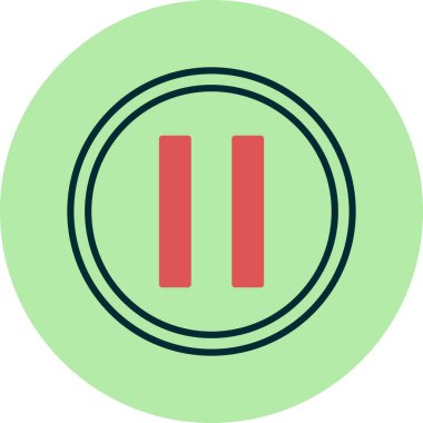 Paralel ağ simgesi, vektör illüstrasyonu