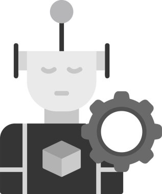 Özerk ikon vektör illüstrasyonu