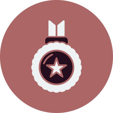 Rozet. Web simgesi basit illüstrasyon