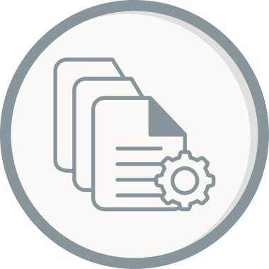 İşlem yapılıyor. Web simgesi basit illüstrasyon