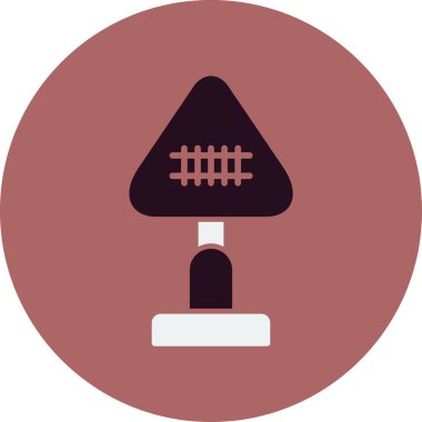 Demiryolu simgesi vektör illüstrasyonu