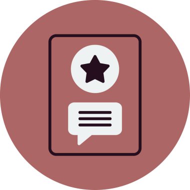 Basit karşılama simgesi vektör illüstrasyonu