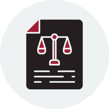 Denge. Web simgesi basit illüstrasyon